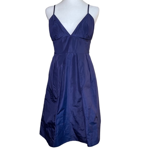 J Crew Adrienne Silk Taffeta Party Dress - Picture 1 of 8